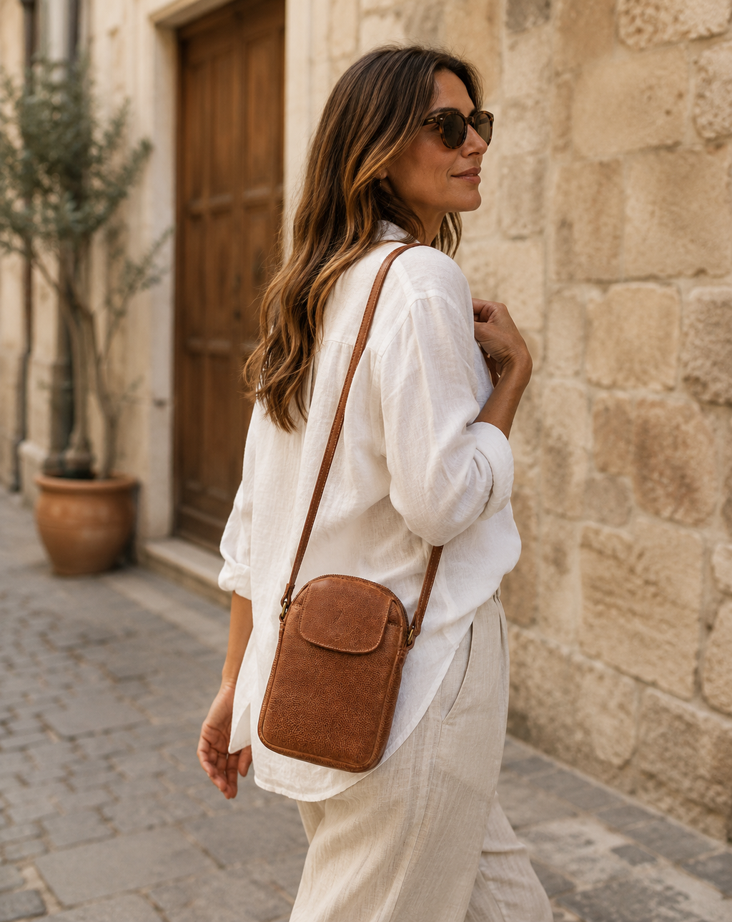 Mini Shoulder Bag Selma – Mocha mousse
