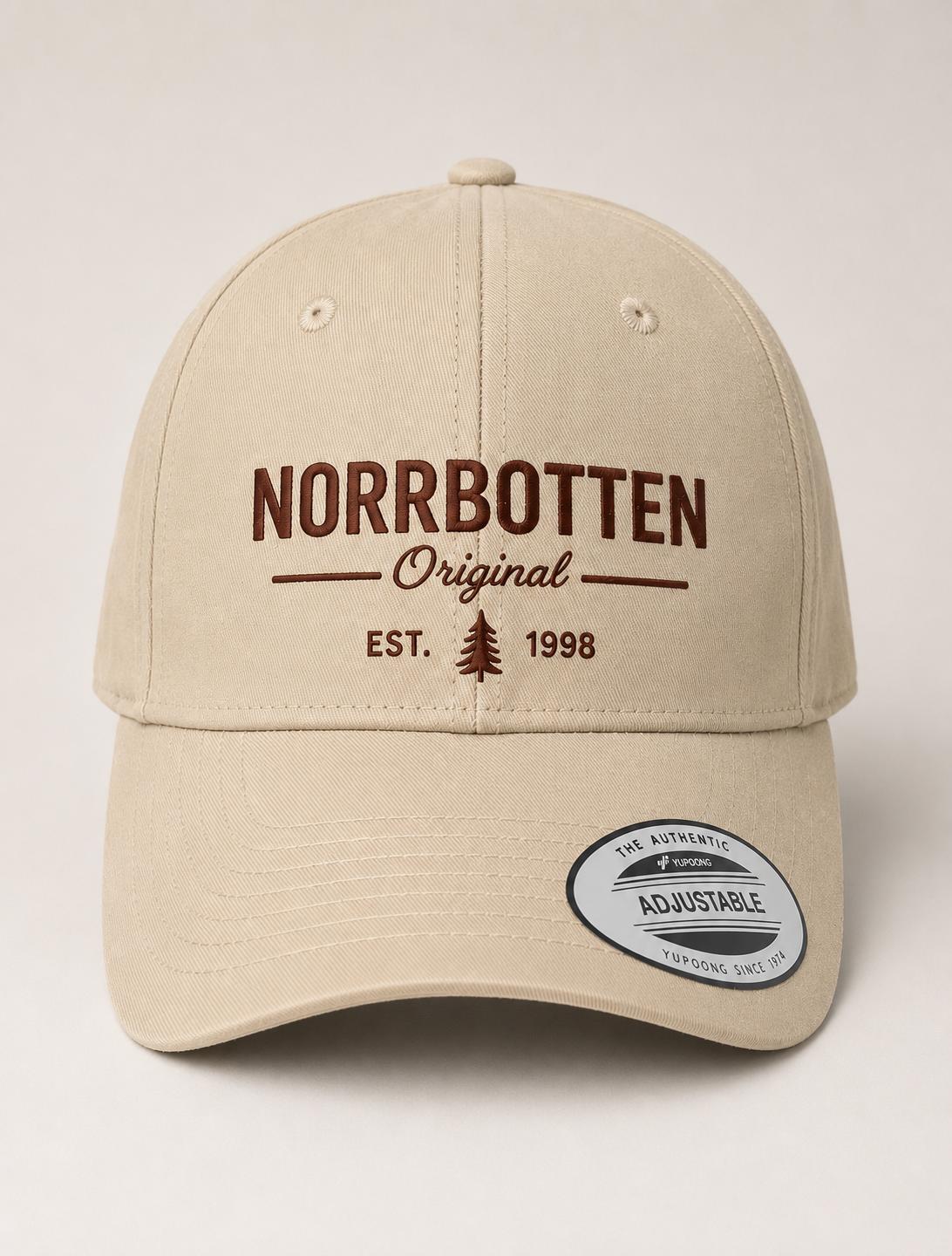 Norrbotten Original  beige  – Curved Classic Snapback
