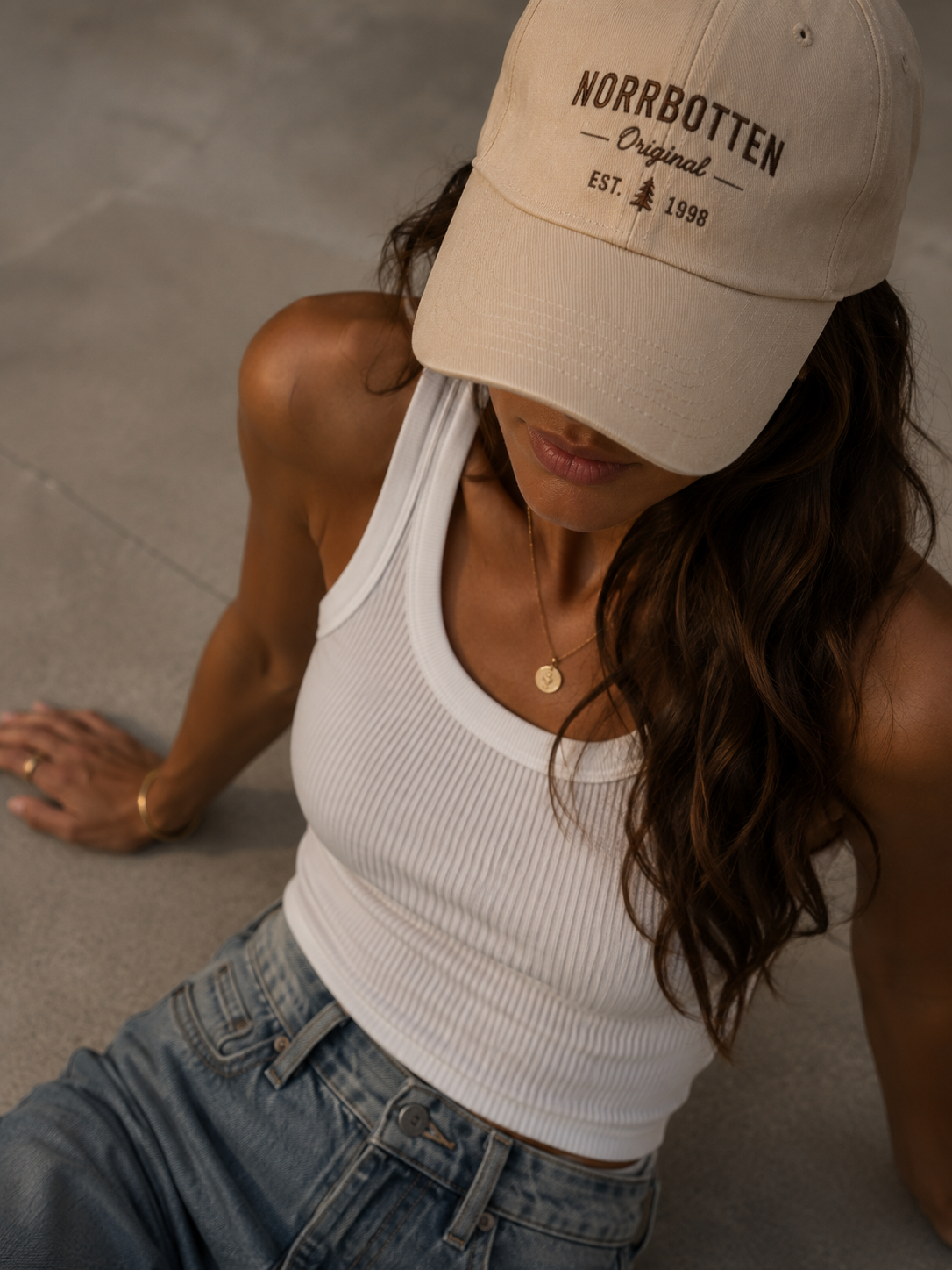Norrbotten Original  beige  – Curved Classic Snapback