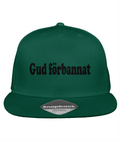 Gud förbannat – Snapback Rapper Cap i grönt