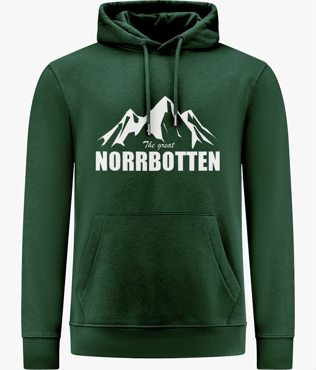 Hoodie Norrbotten skogsgrön