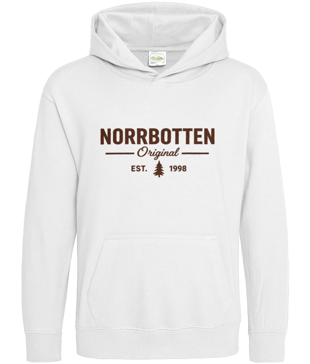 Norrbotten Kids Hoodie – Vit