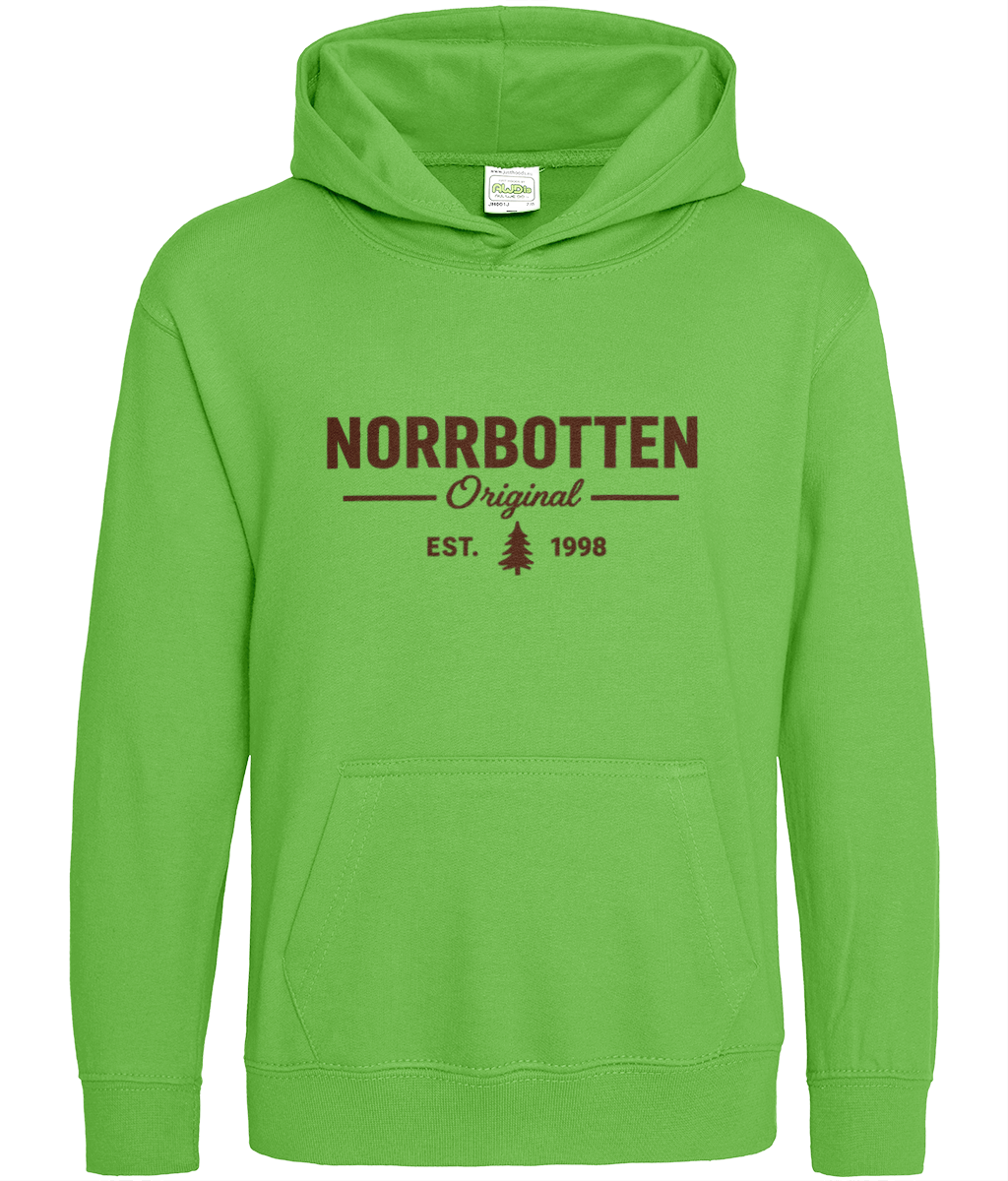 Norrbotten Kids Hoodie – ljus grön
