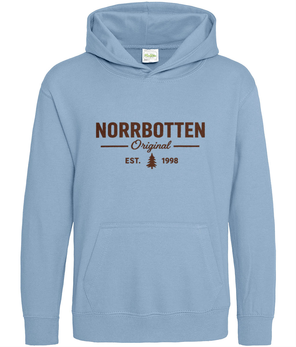 Norrbotten Kids Hoodie –Ljusblå