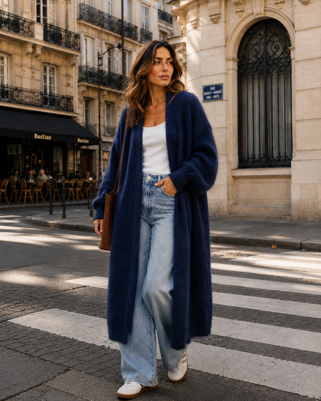 Charlotte Mohairkofta – Navy