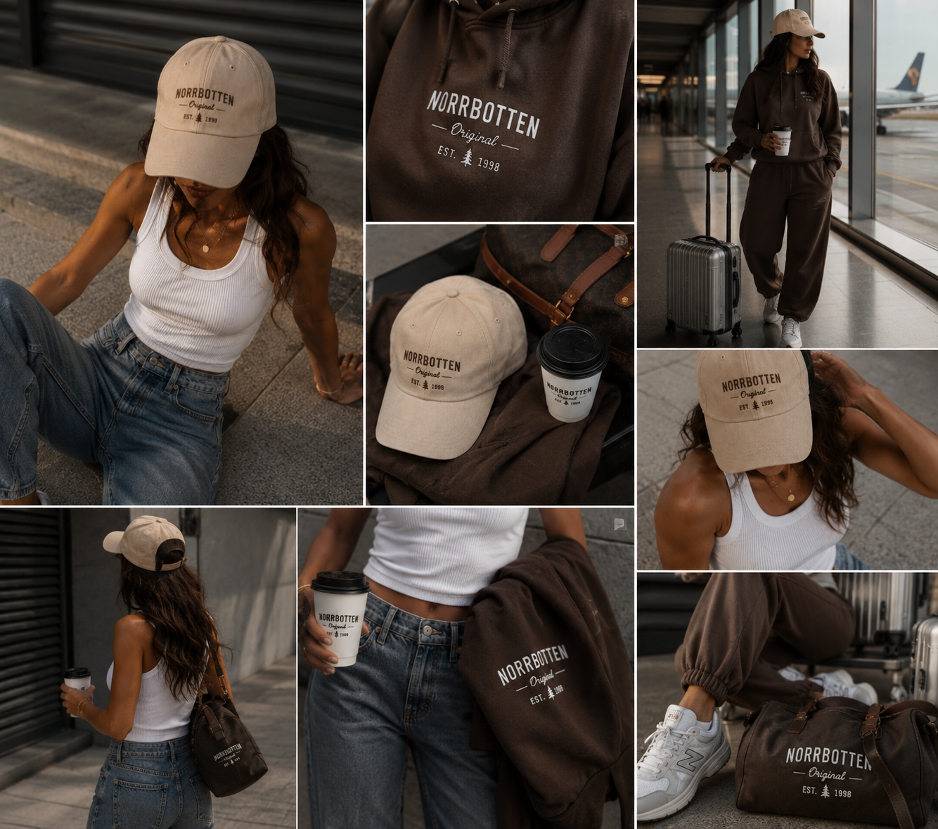 Norrbotten Original  beige  – Curved Classic Snapback