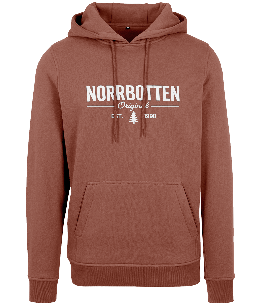 Hoodie – Norrbotten Original |Barkbrun
