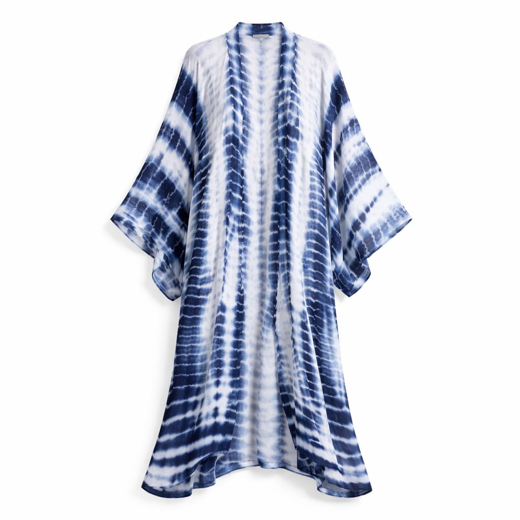Kimono – Tie Dye Viskos (One Size M–XL)