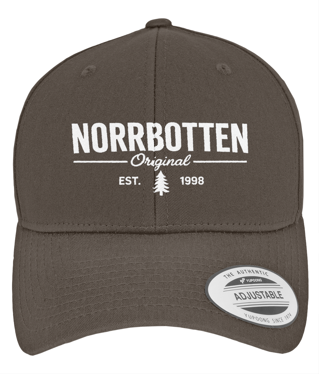 Norrbotten Original chokladbrun – Curved Classic Snapback