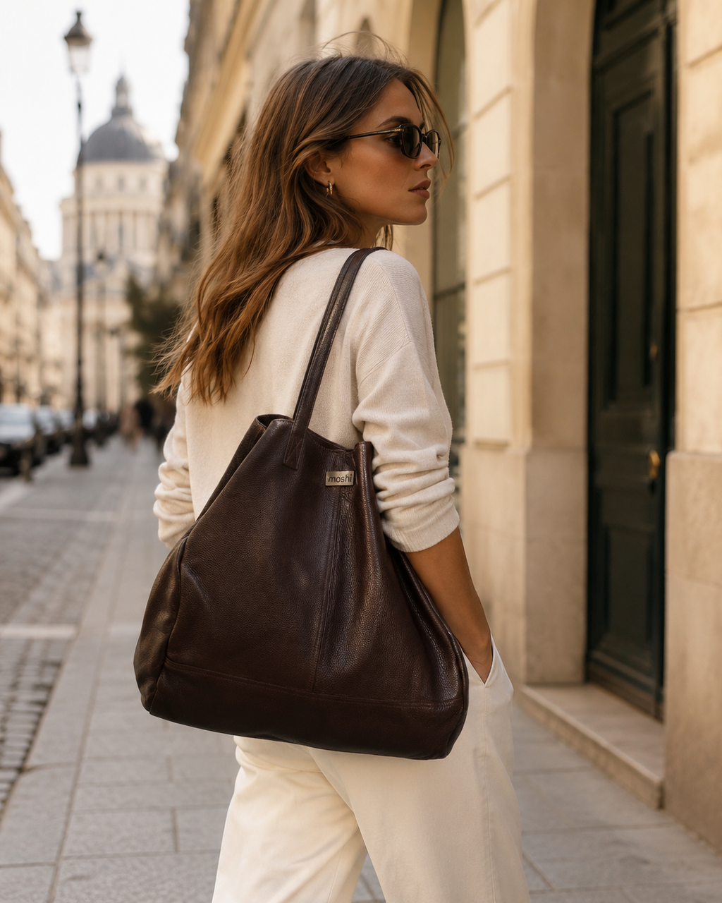 Hailee Shoulder Bag –  Brun