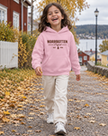 Norrbotten Kids Hoodie – ljusrosa