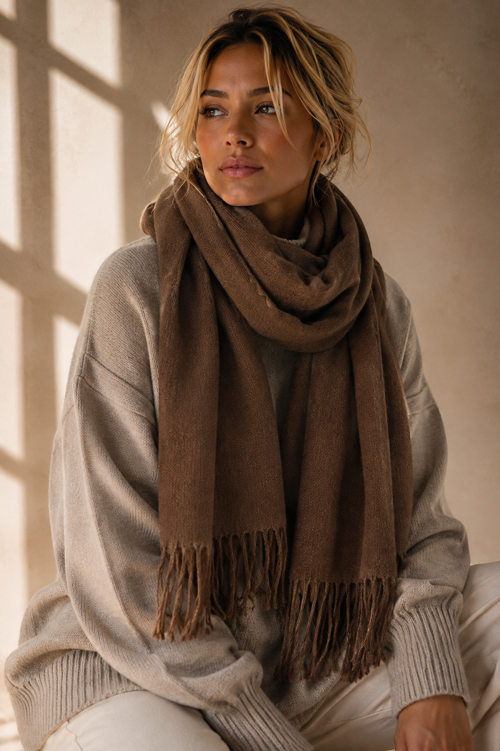 Mia Scarf – Brun