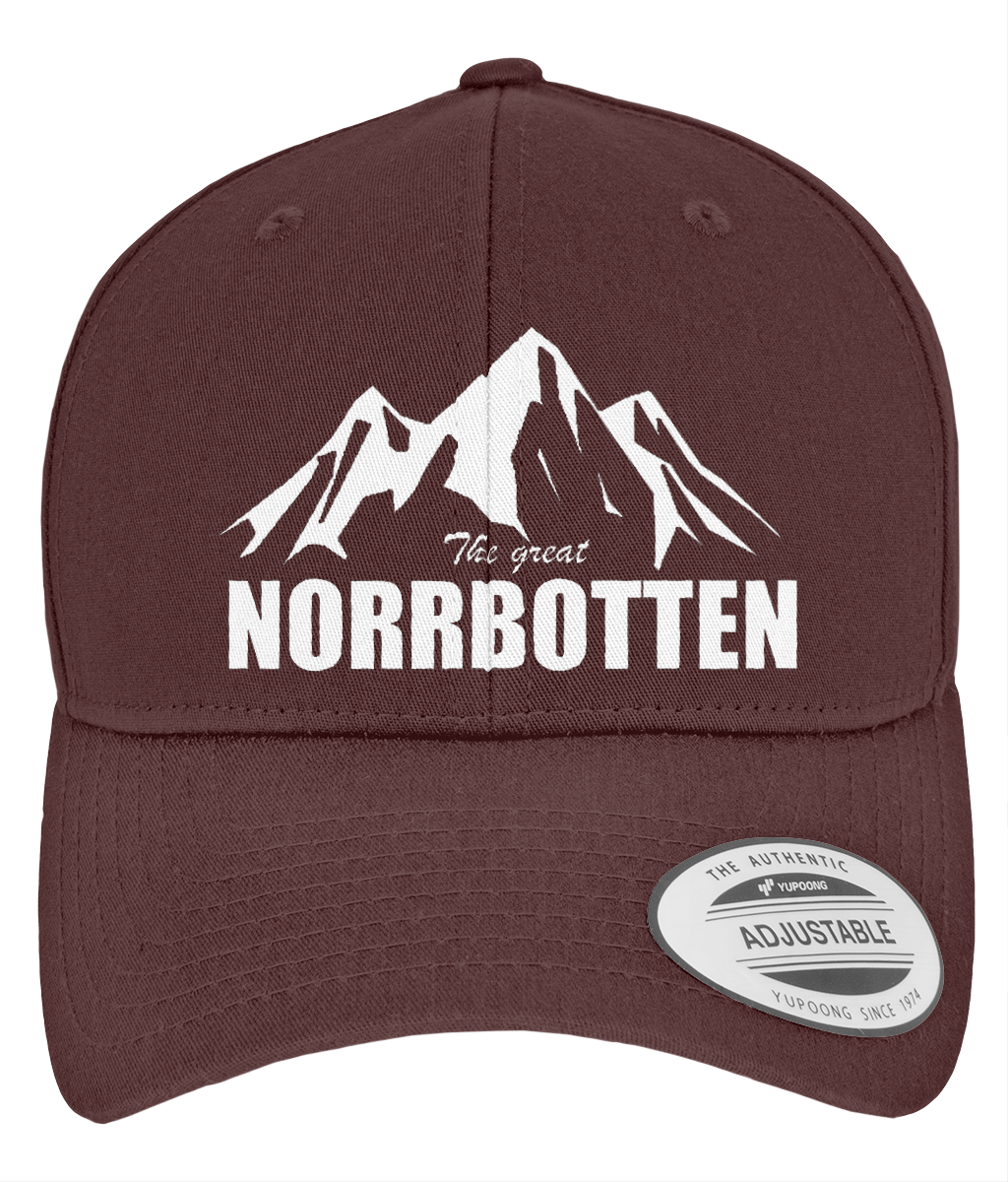 Norrbotten Snapback choklad brun  – Curved Classic