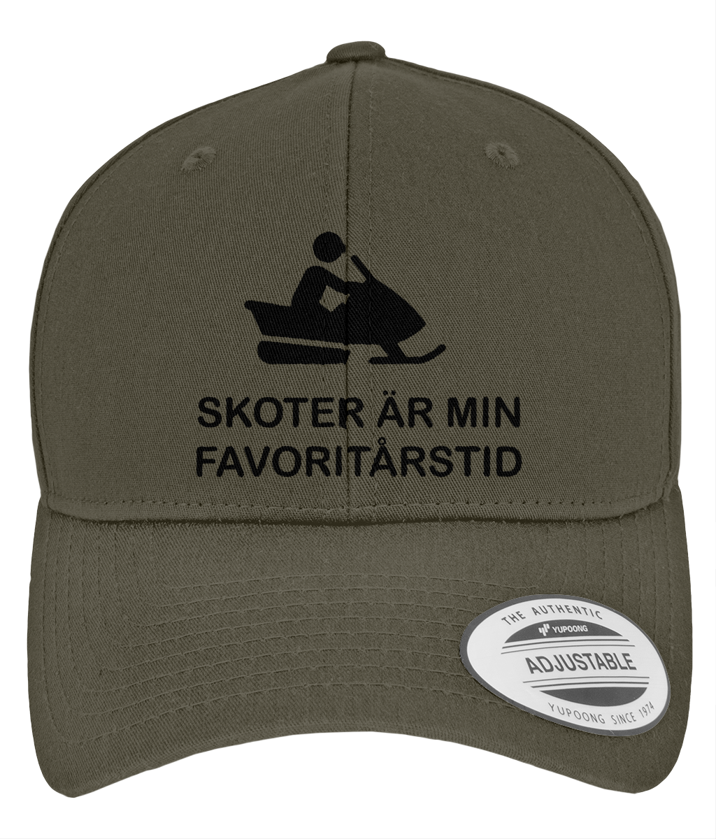 Curved Classic Snapback – Skoter är min favoritårstid - Buck