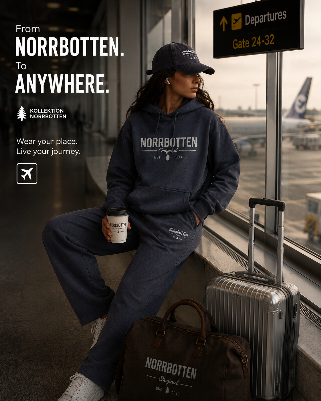 Hoodie – Norrbotten Original Navy
