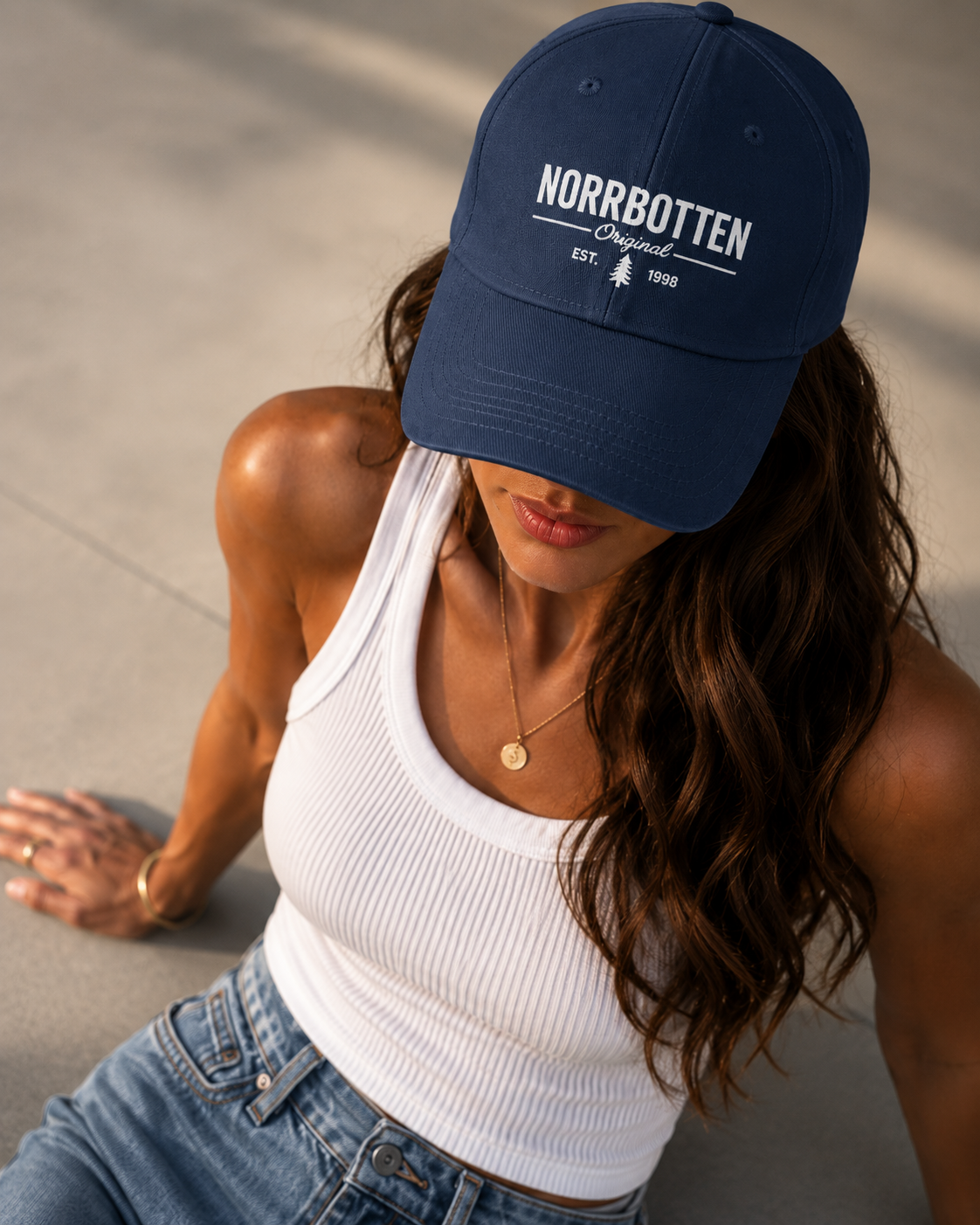 Norrbotten Original  navy– Curved Classic Snapback