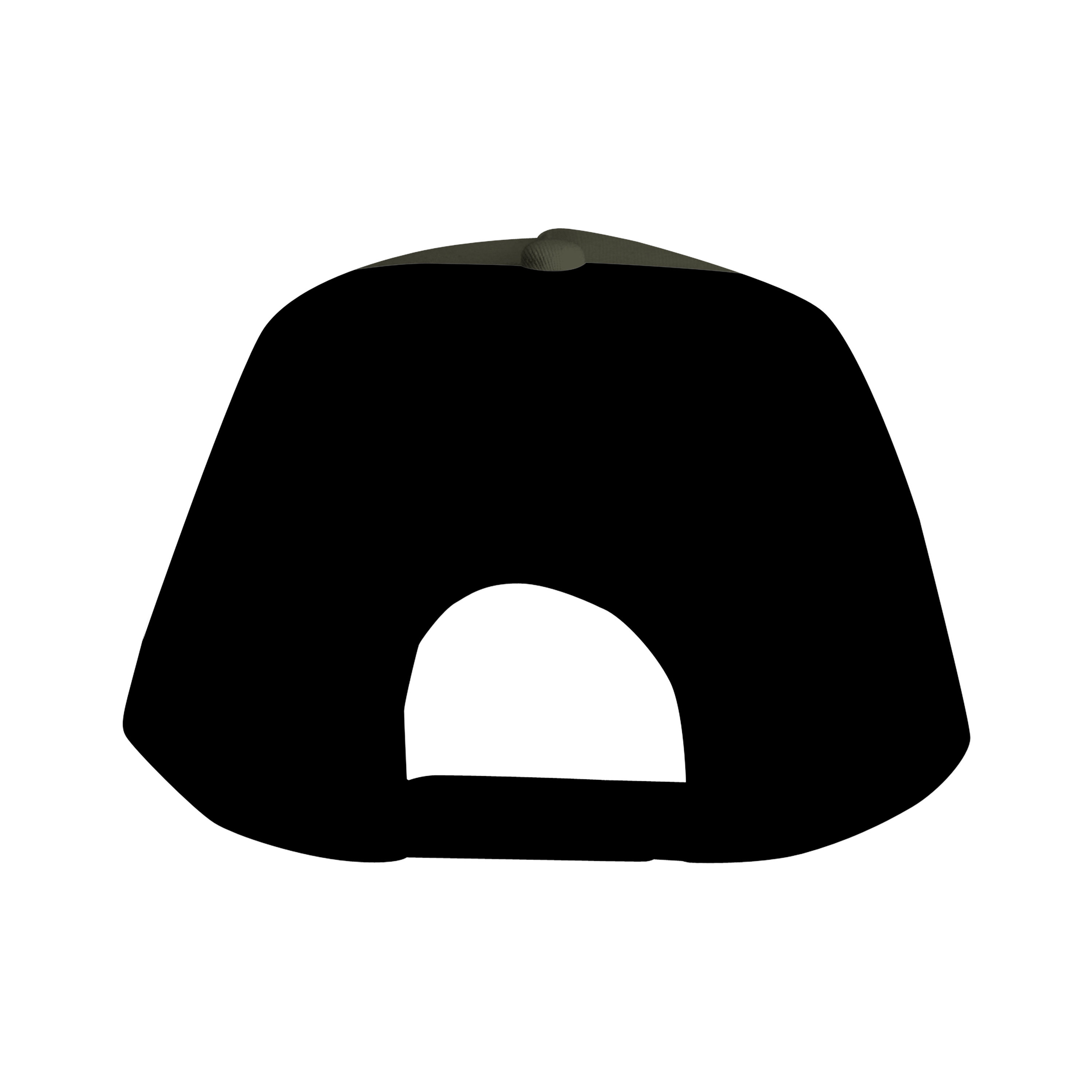 Snapback Trucker keps med brodyr Khaki/svart
