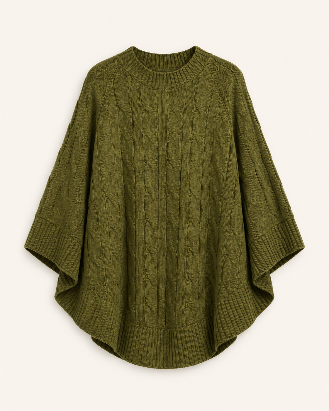 Poncho tröja Eliza – Green