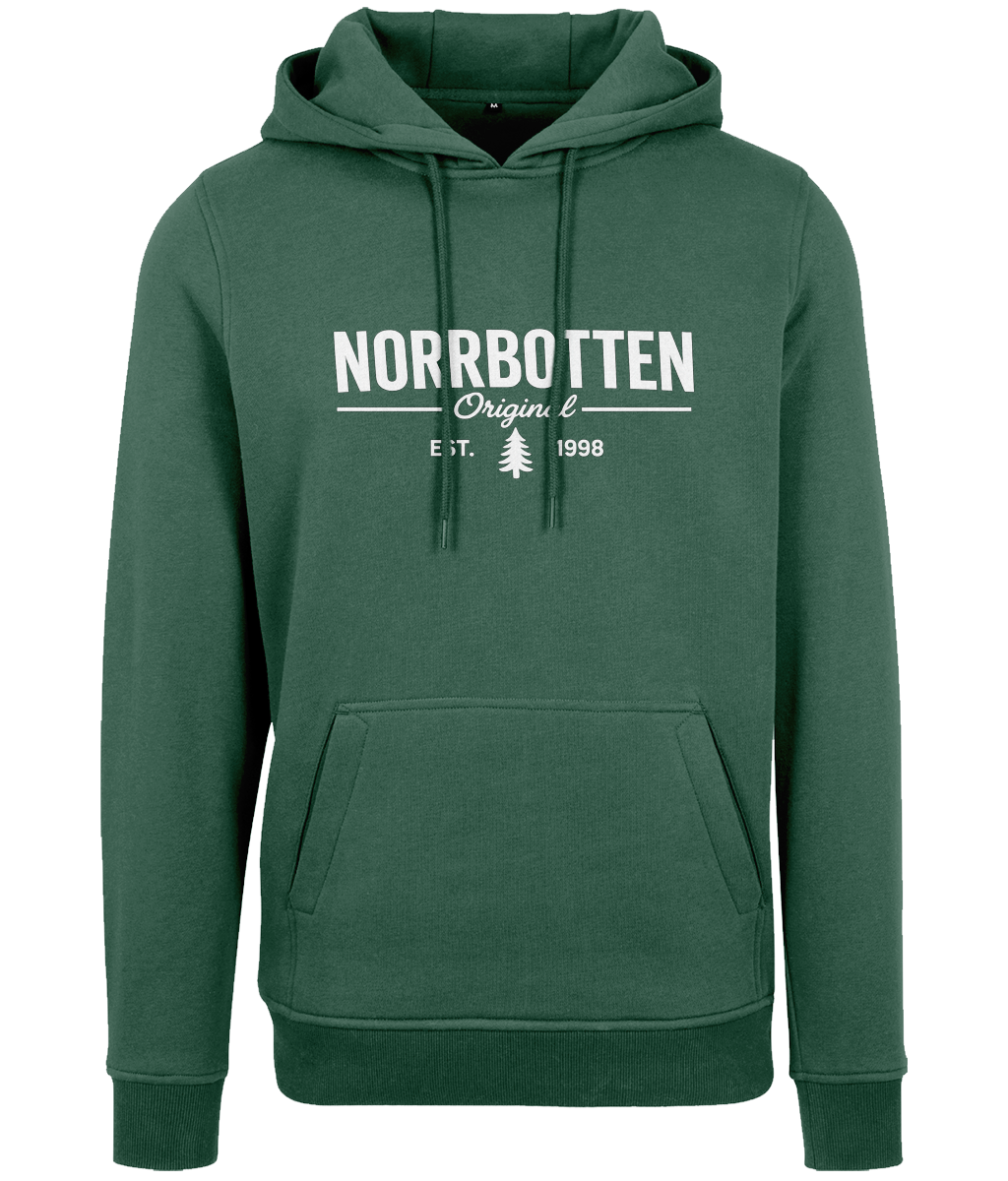 Hoodie – Norrbotten Original skogsgrön