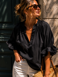 DREAM BLOUSE  in black